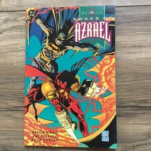 BATMAN Sword of Azrael 1 (1992-1993) Paperback Book Multicolor English Comic.